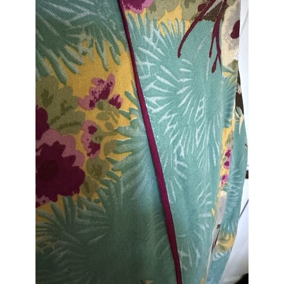 FLOREAT Loved By Anthropologie Women's Floral Rayon Kimono Jacket Size XS/S - Picture 7 of 16